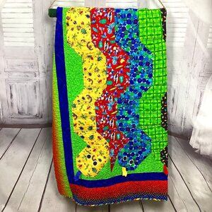 Handmade Snake Quilt Kids Blanket
